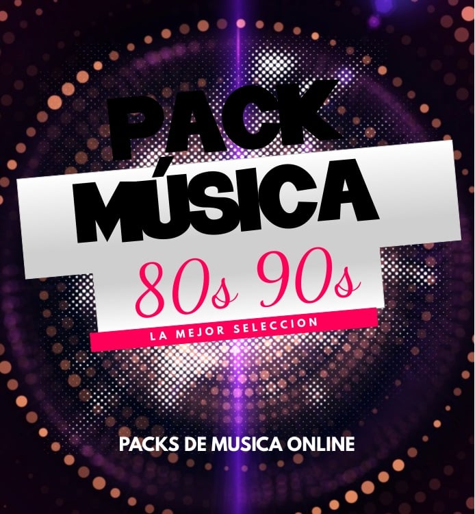 Pack Música de los 80 y 90 - Packs de música Online